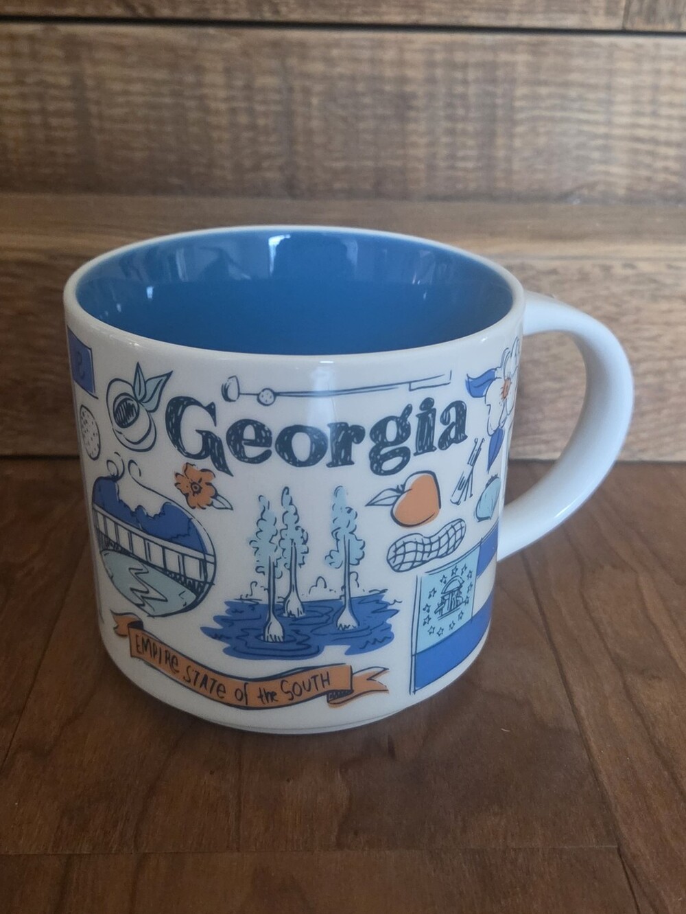 Starbucks Been There Series Georgia Ceramic Souvenir Mug - 14 oz